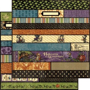 Halloween in Wonderland - Borders 12x12 Sheet